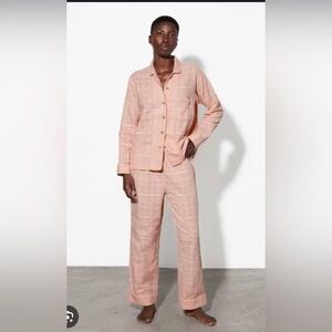 Mara Hoffman Pink Pajama Set